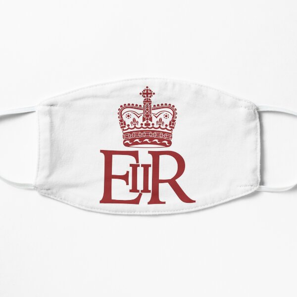 The Royal Cypher of Queen Elizabeth II Flat Mask