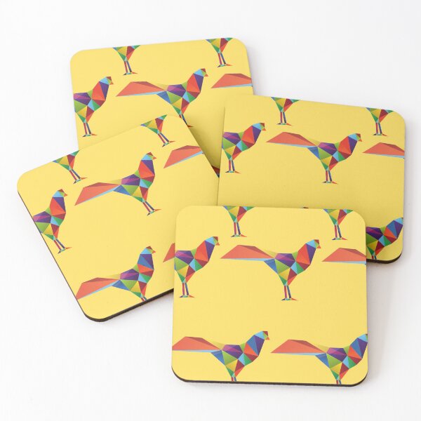 Item preview, Bright bold geometric chicken pattern designed and sold by TheWaterBirds.