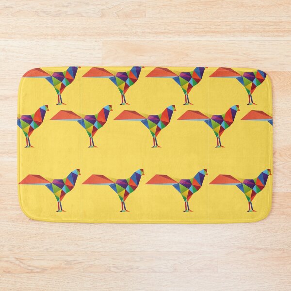 Item preview, Bright bold geometric chicken pattern designed and sold by TheWaterBirds.