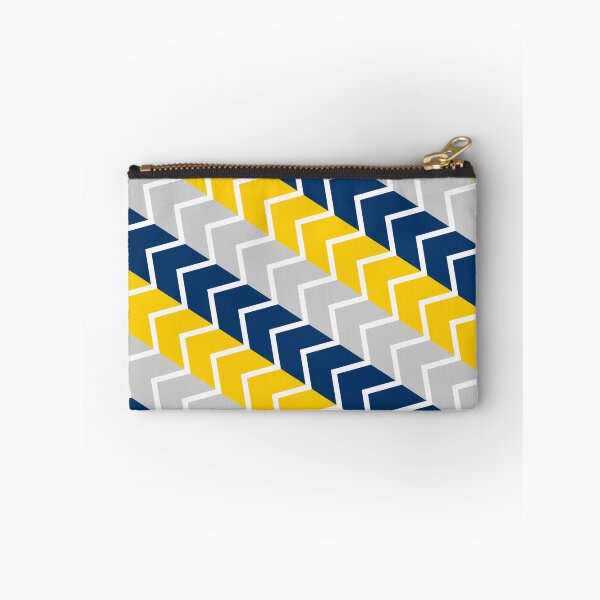 Item preview, Yellow, Navy & Gray Stripes and Zigzag Pattern designed and sold by TGIYHome.
