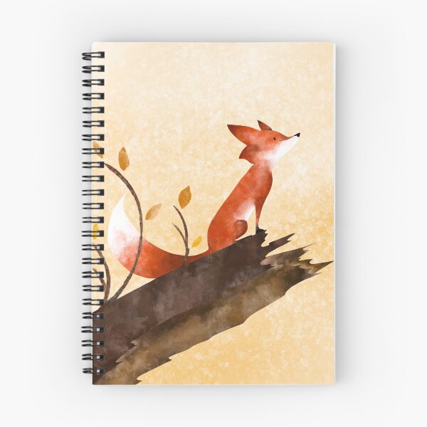 Artikelvorschau, Kleiner Fuchs auf einem Stamm entworfen und verkauft von RoarTheThoughts.