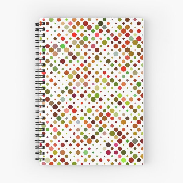 Item preview, Neutral Green, Orange & Brown Dots designed and sold by TGIYHome.