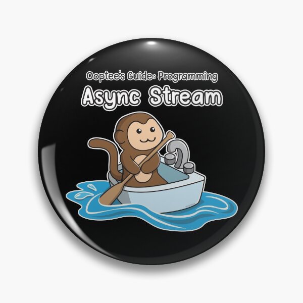 Artikelvorschau, Ooptee's Guide: Programmieren von Async Stream Ooptee Monkey entworfen und verkauft von OopteesLydia.