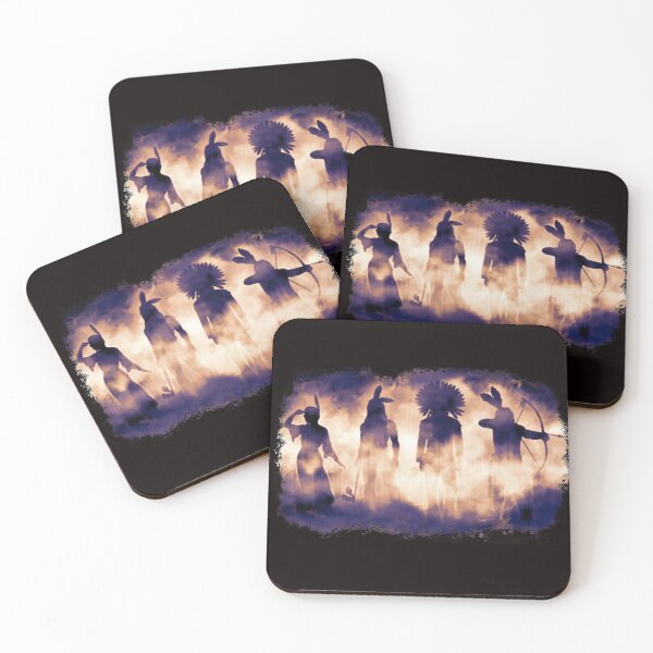 Item preview, Native American Warriors Silhouettes  designed and sold by Ariadne Mayz.