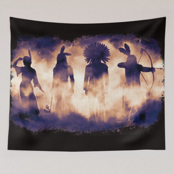Item preview, Native American Warriors Silhouettes  designed and sold by Ariadne Mayz.
