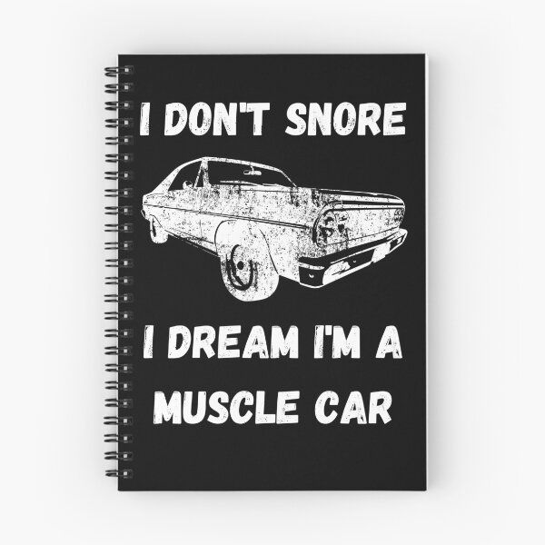 Item preview, I don't snore muscle car designed and sold by Caregiverology.