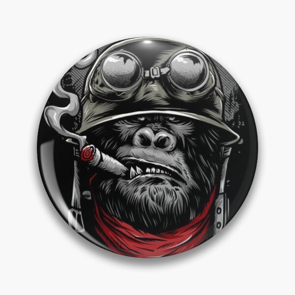 Item preview, Monkey Soldier Smoking a Cigarette designed and sold by Mamibo.