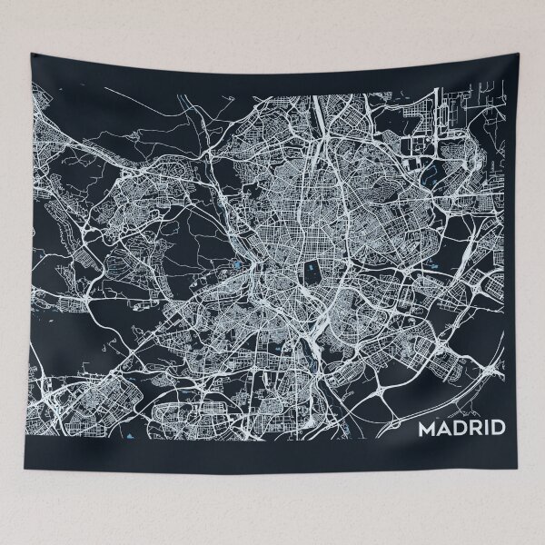Item preview, Streets of Madrid designed and sold by ZionicArt.
