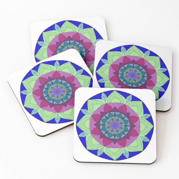 Item preview, colorful detailed mandala designed and sold by annimandala08.
