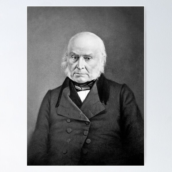Item preview, John Quincy Adams Portrait - Circa 1845 designed and sold by warishellstore.