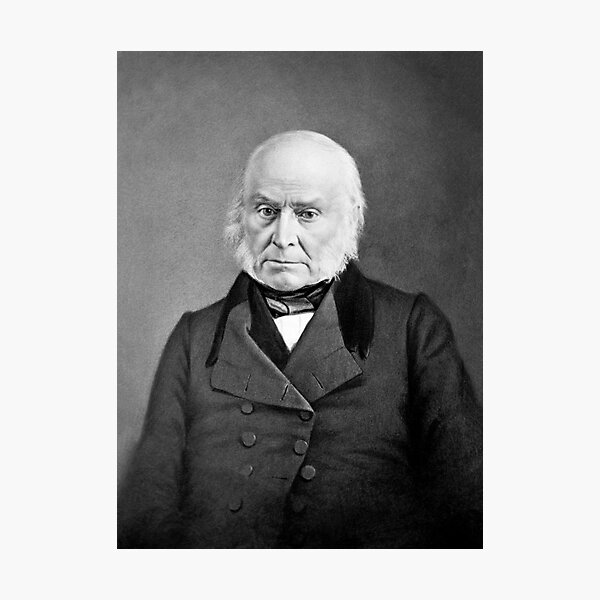 Item preview, John Quincy Adams Portrait - Circa 1845 designed and sold by warishellstore.