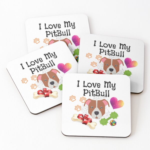 Item preview, I Love My Pit Bull Design designed and sold by EarthArtDesigns.