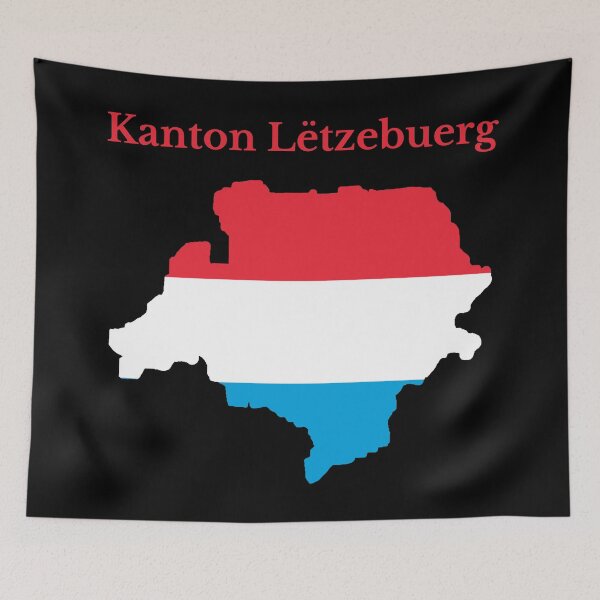 Item preview, Luxembourg Canton Map Design. designed and sold by marosharaf.