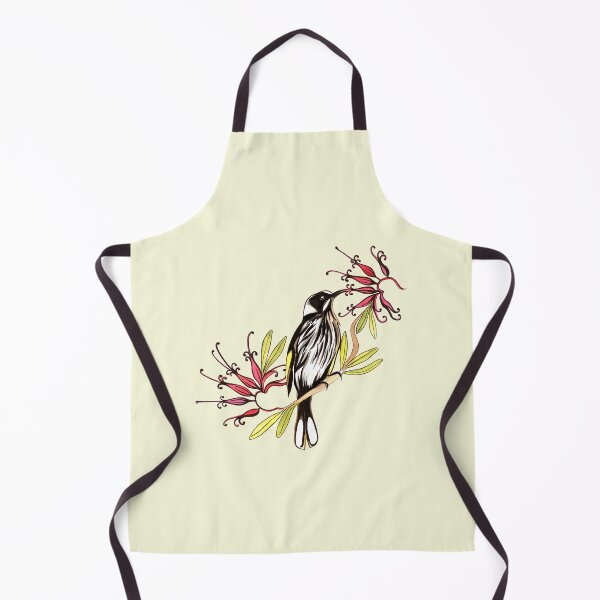 Item preview, Honeyeater bird with grevillea flowers designed and sold by Anna Lloyd.
