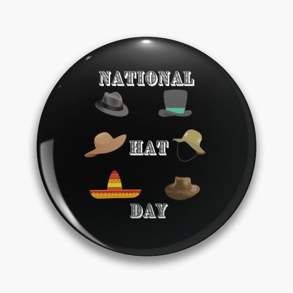 Aperçu de l'œuvre Journée nationale du chapeau créée et vendue par BarvinWayne.