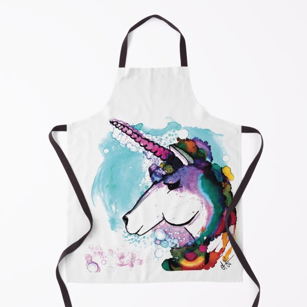 Item preview, alcohol ink unicorn designed and sold by Clare Symington.