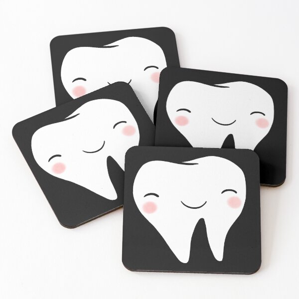 Item preview, Happy Tooth (Black) designed and sold by Happimola Designs.