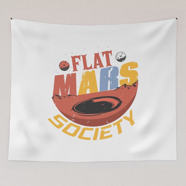 Item preview,  Flat Mars Society designed and sold by ADAMYASS.