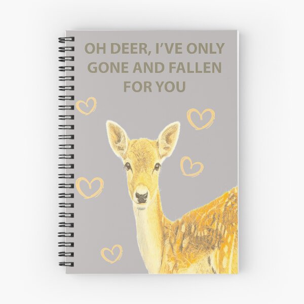 Item preview, OH DEER I'VE ONLY GONE AND FALLEN FOR YOU designed and sold by IslesArt.