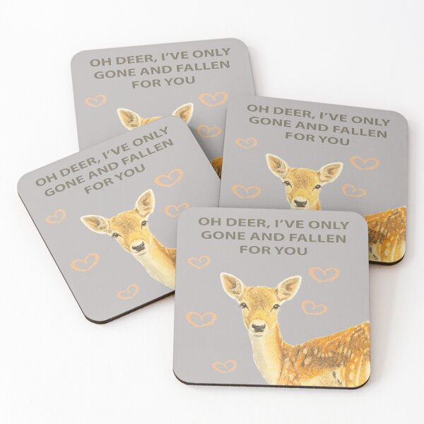 Item preview, OH DEER I'VE ONLY GONE AND FALLEN FOR YOU designed and sold by IslesArt.