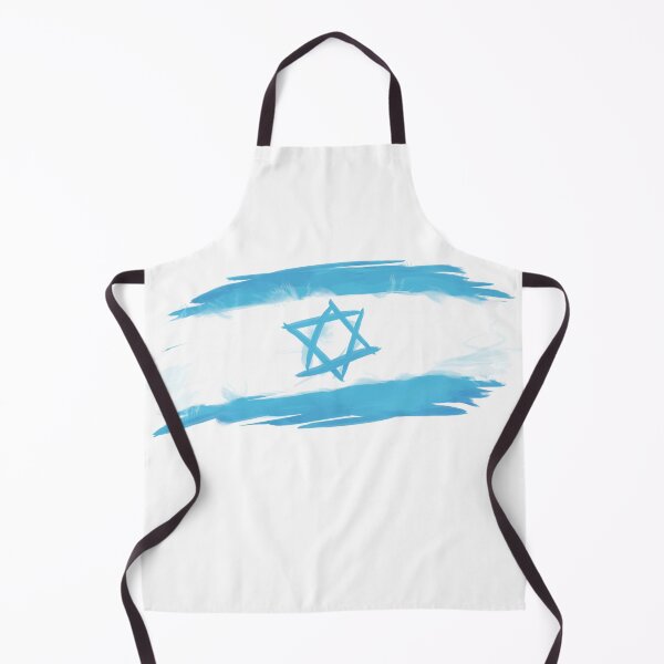 Item preview, Israeli Flag on White designed and sold by Paw-Living.