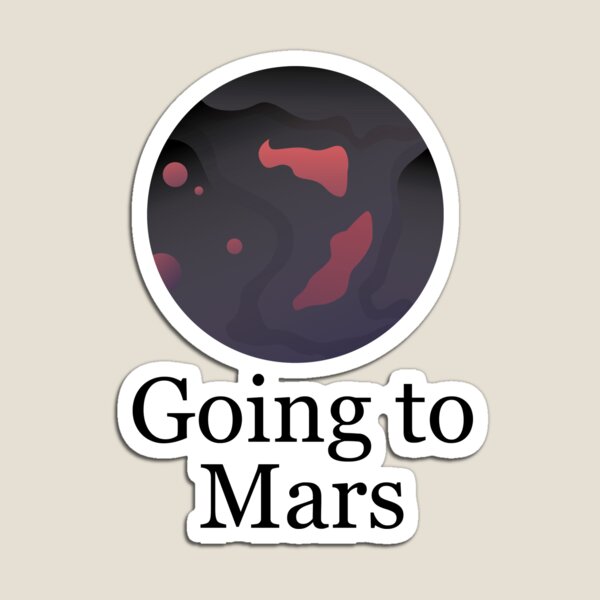 Item preview, Going to Mars Stickers  designed and sold by LuminoSky  Creations.
