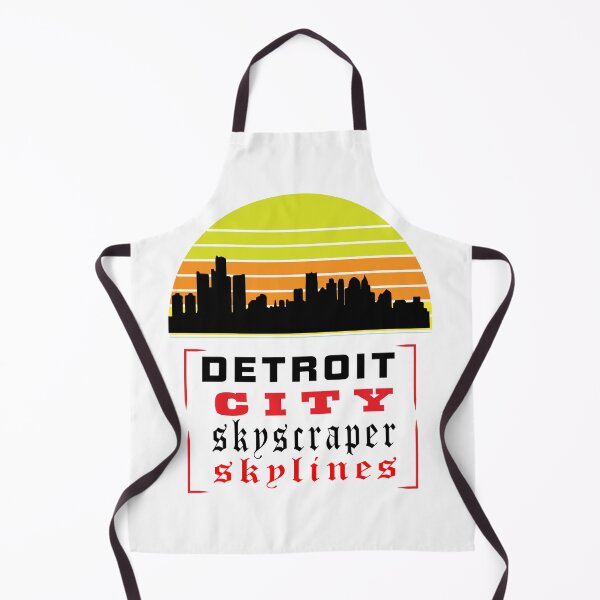 Item preview, Detroit City Skyscraper Skylines designed and sold by BENBHicham.
