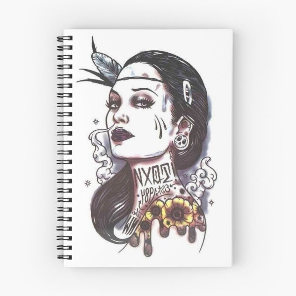 Item preview, wild girl woman tattoos  designed and sold by Home-of-art.