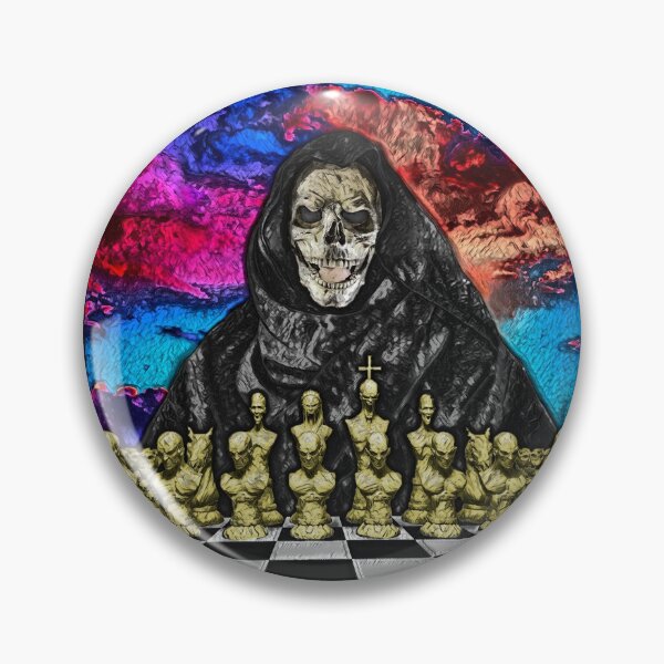 Artikelvorschau, Der Tod spielt Schach entworfen und verkauft von Revier.