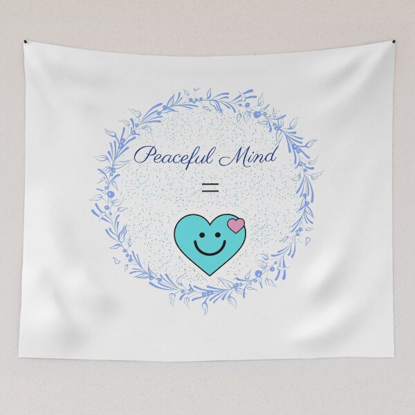 Item preview, Peaceful Mind = Happy Heart designed and sold by Andrea Mattinson.