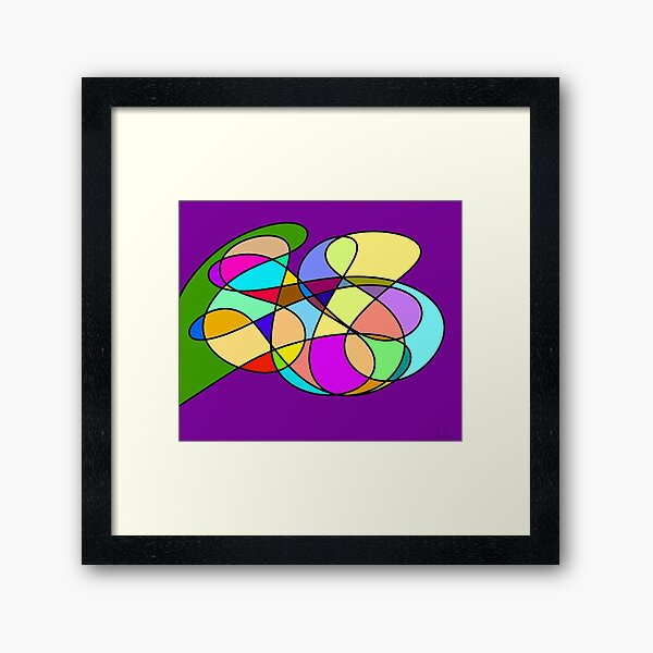 Abstract Mosaic Two Framed Art Print