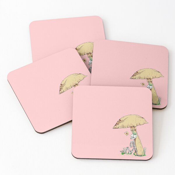 Item preview, skeleton just hanging out (pink) designed and sold by Grace Pinkstone.