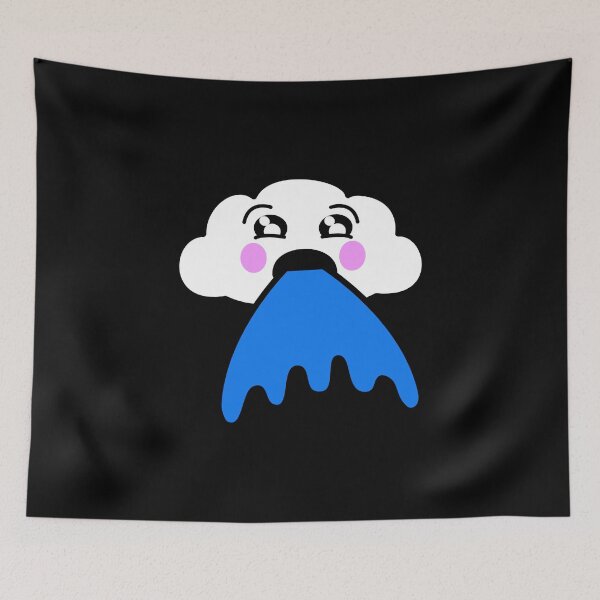 Item preview, Kawaii Cloud Unhappy And Crying designed and sold by Paulina Vanlife.