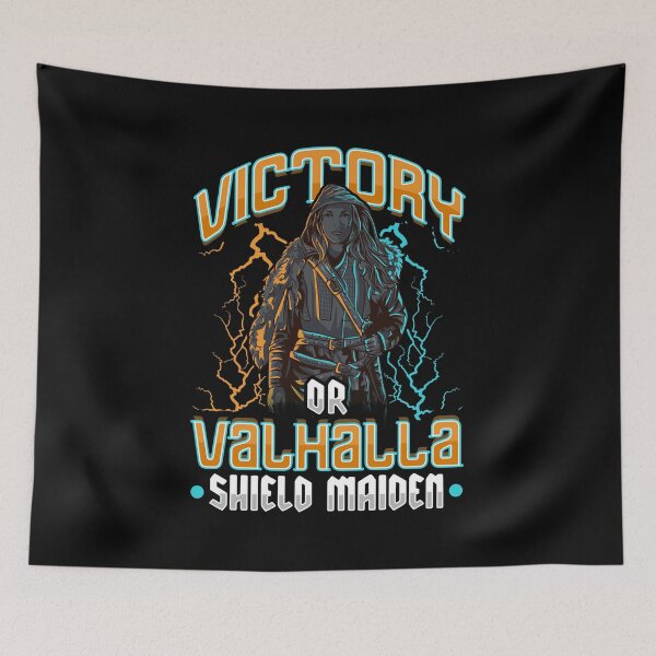 Item preview, Victory Or Valhalla Shield Maiden Female Viking designed and sold by perfectpresents.