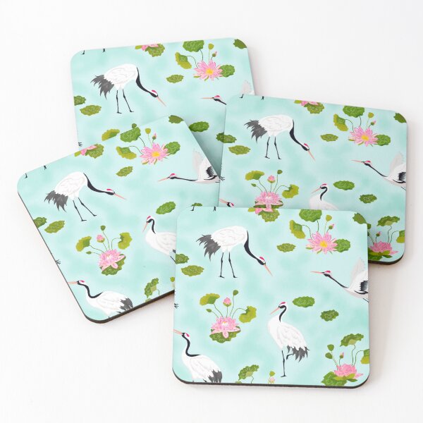 Item preview, Crane Illustration Pattern  designed and sold by MarcSabuncu.