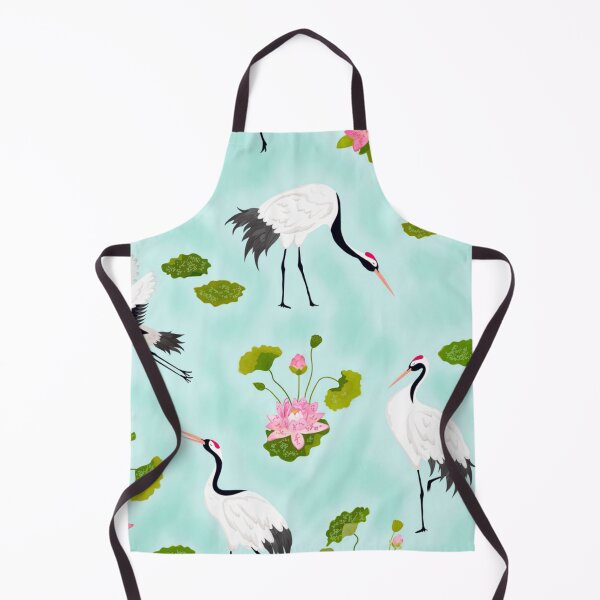 Item preview, Crane Illustration Pattern designed and sold by MarcSabuncu.