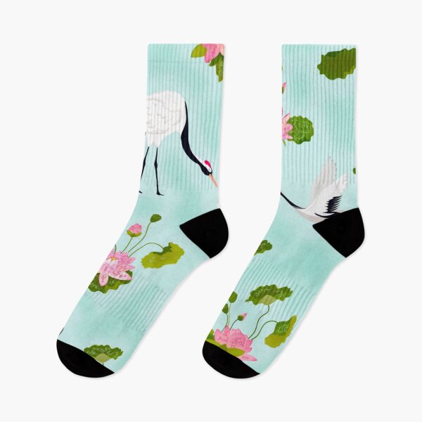 Item preview, Crane Illustration Pattern  designed and sold by MarcSabuncu.
