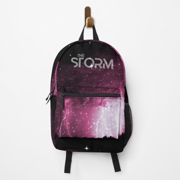 Item preview, Storm Landscape Thunderbolt Pink Night designed and sold by Jolly-Yosei.