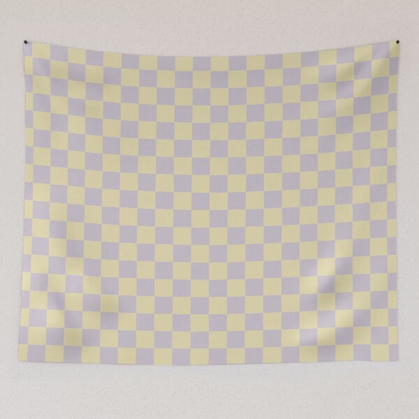 Item preview, Checkerboard Print Light Pastel Purple and Beige designed and sold by Ren Speiser.