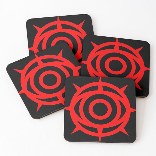 Item preview, Red Geometric Sacred Symmetry Evil Eye designed and sold by G-Pet.