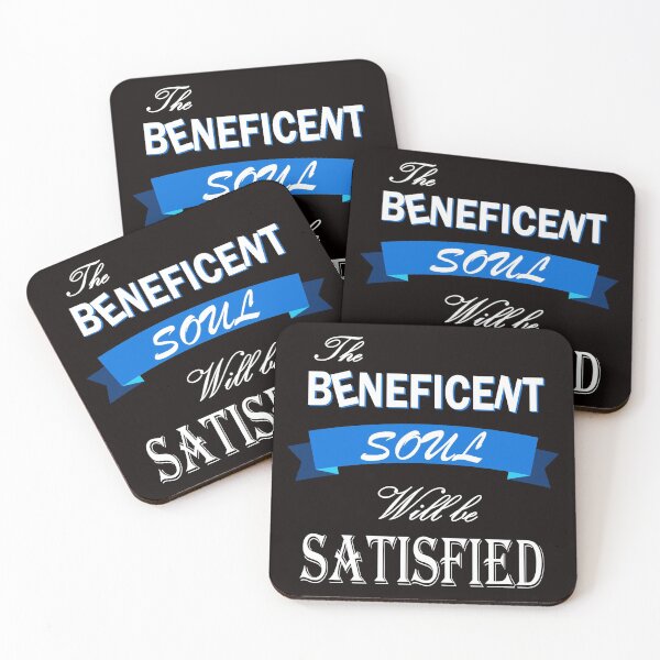 Item preview, Christian scripture bible message The Beneficent Soul Will be Satisfied Proverbs 11:25 designed and sold by LYSandCo.