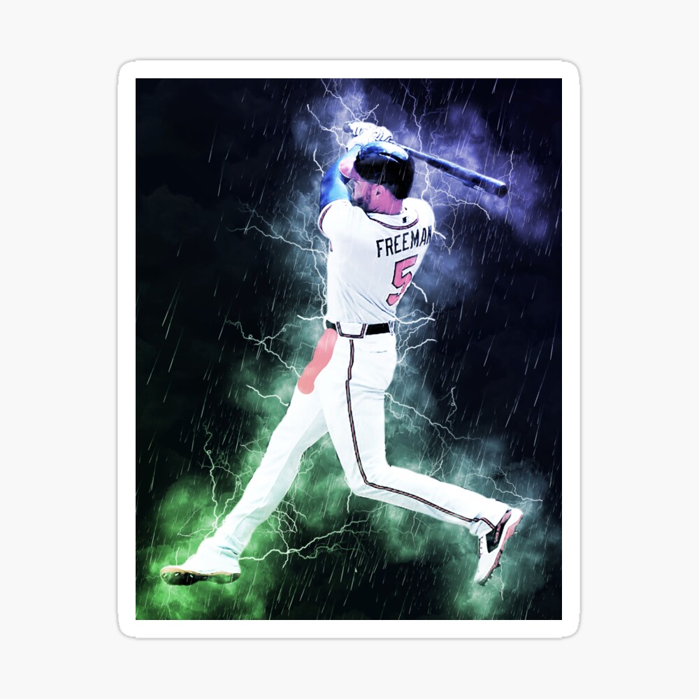 Freddie Freeman Atlanta Poster Canvas Baseball Print Sports 