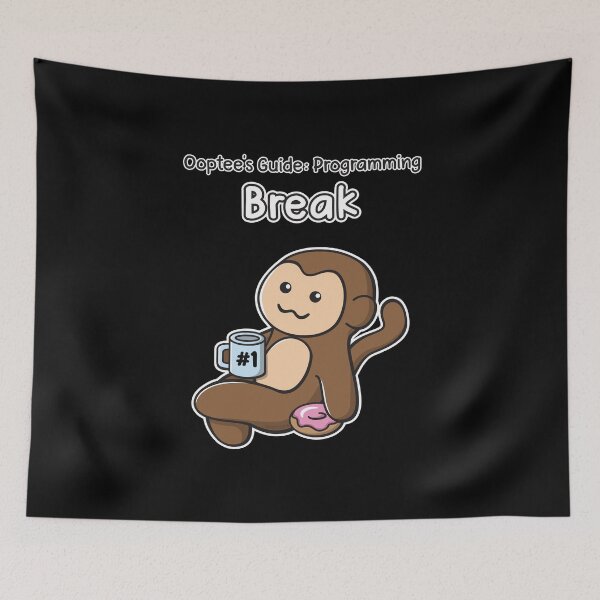 Item preview, Ooptee's Guide: Programming Break Ooptee Monkey designed and sold by OopteesLydia.