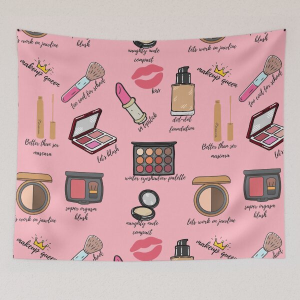 Item preview, Fun Makeup Products Print designed and sold by being trendy.