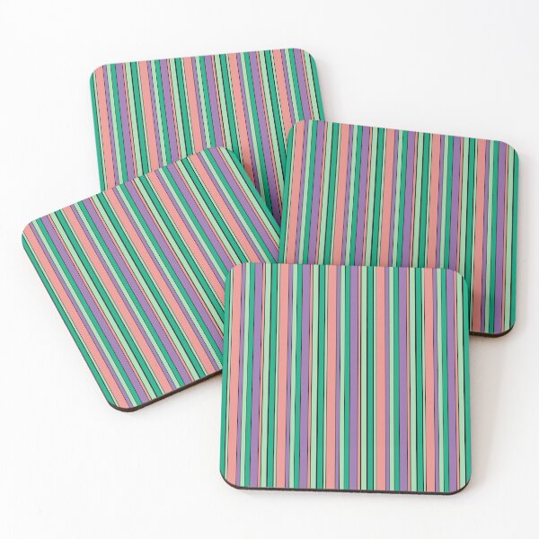 Item preview, slimming colorful vertical stripes designed and sold by Pattern Girl.