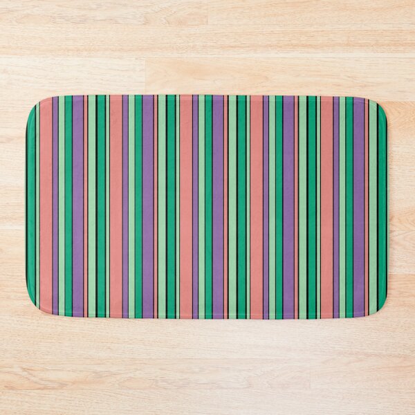 Item preview, slimming colorful vertical stripes designed and sold by Pattern Girl.