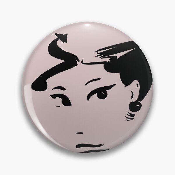 Item preview, Audrey Hepburn Line Art designed and sold by bubblepop-arts.