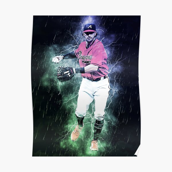  Dansby Swanson Baseball Poster Canvas Poster Wall Art