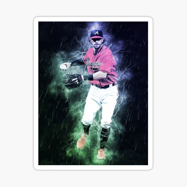 Dansby Swanson Sticker for Sale by artanddesignK