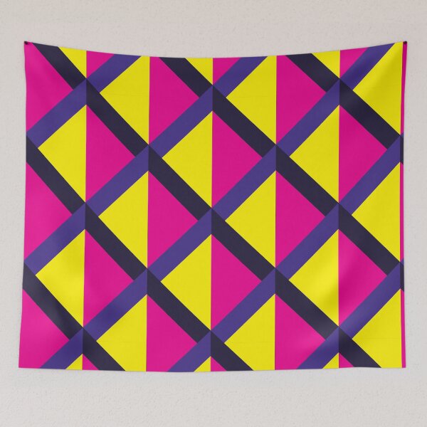 Item preview, purple and yellow sqaure pattern designed and sold by jkulling.